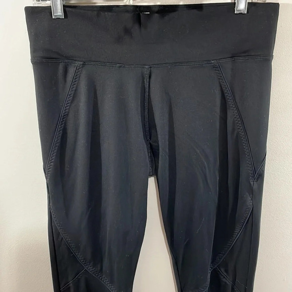 Victoria’s Secret PINK Ultimate Zip Ankle Black Leggings M - Picture 2 of 15